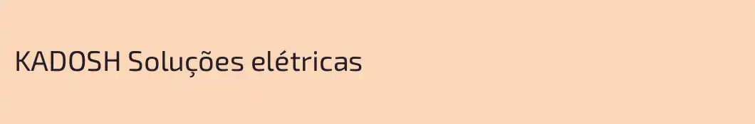KADOSH Soluções elétricas 